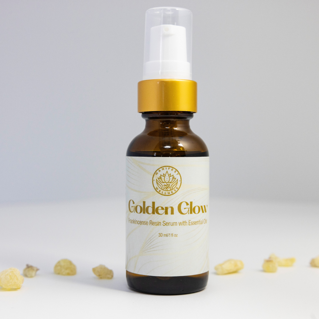 Golden Glow Frankincense Resin Serum, Full Spectrum, Organic