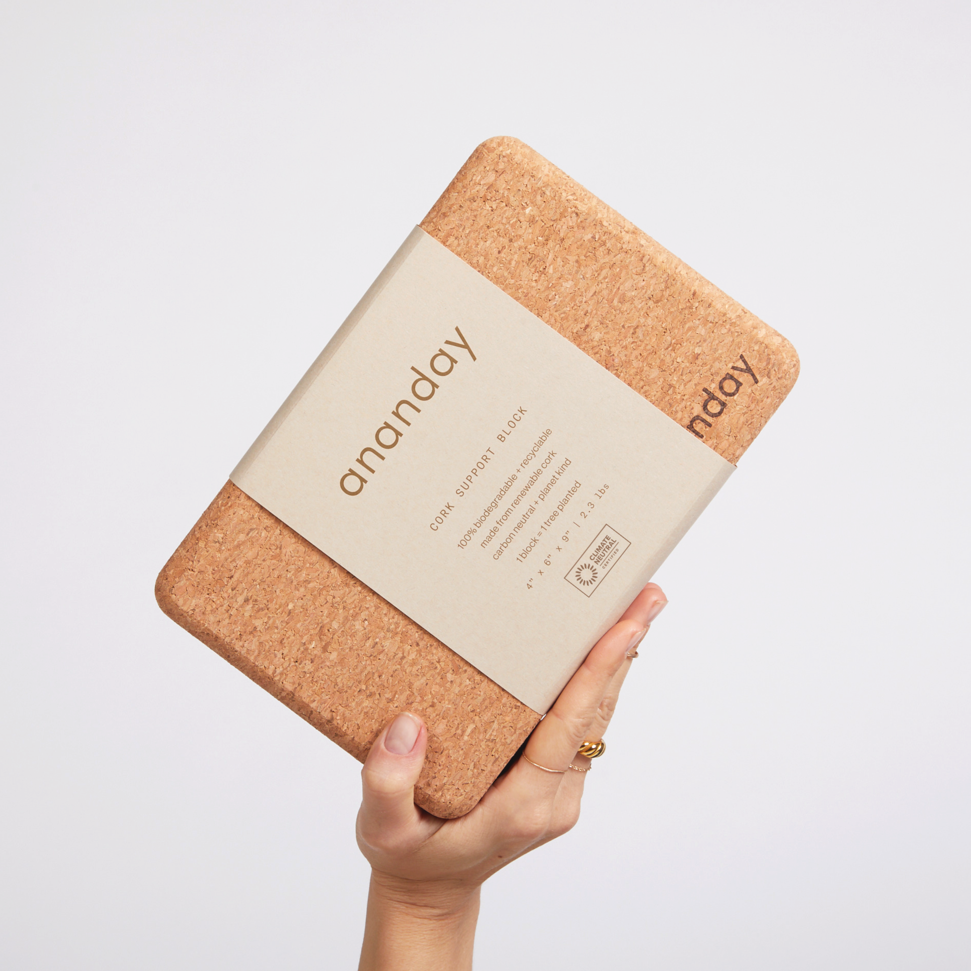 Cork Yoga Block
