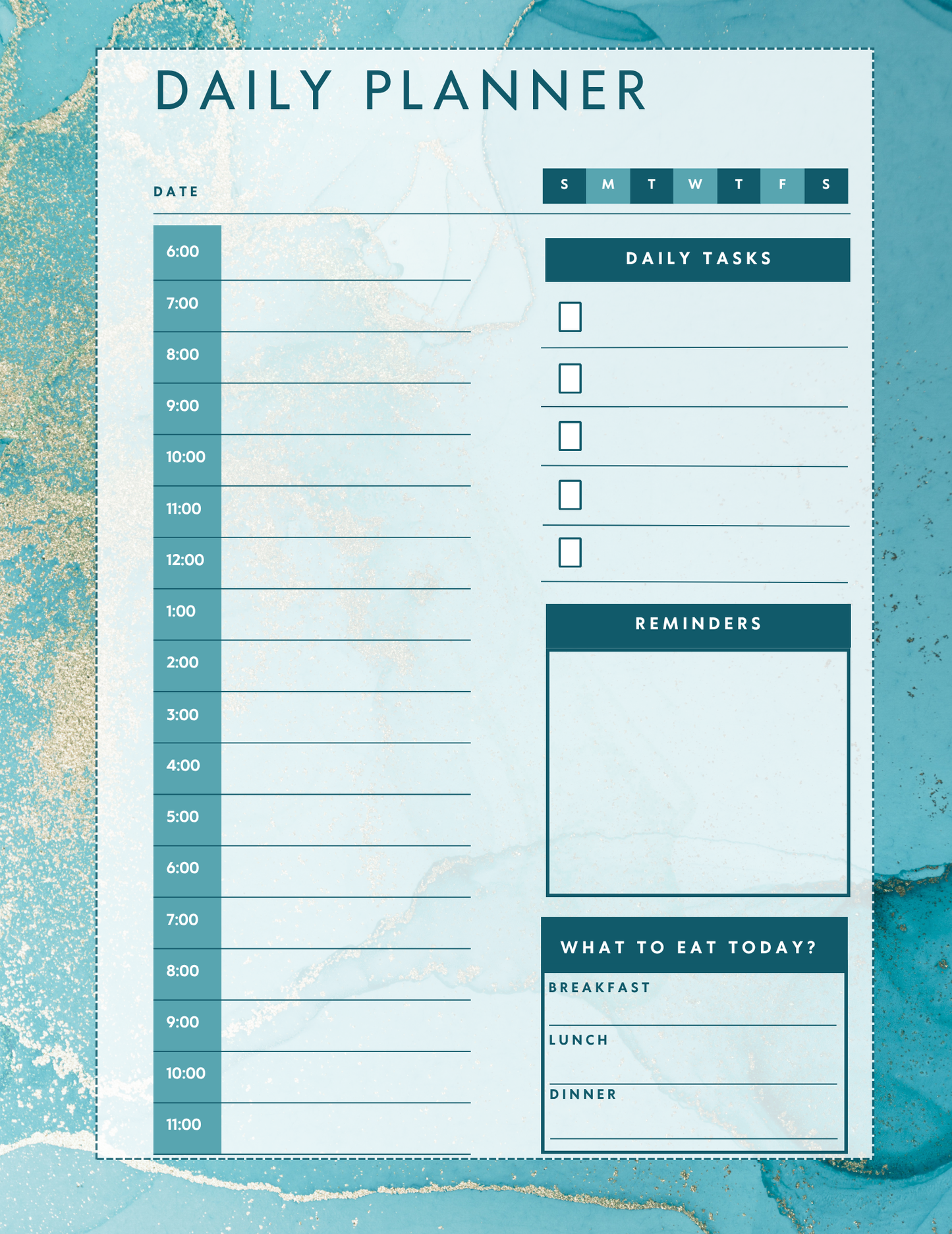 Printable/Digital Panner