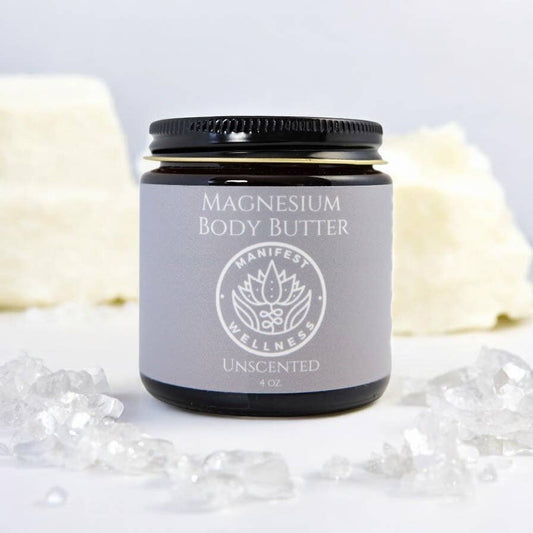 Unscented Magnesium Butter Made with Organic Ingredients