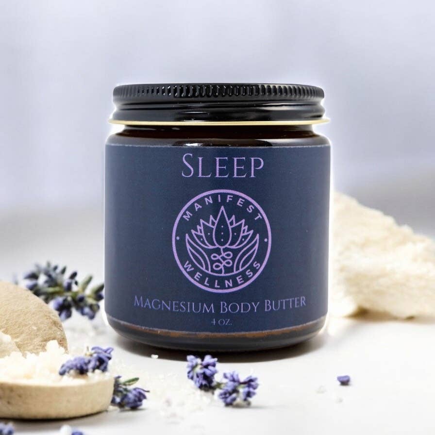 Magnesium Sleep Butter, made with Organic Ingredients