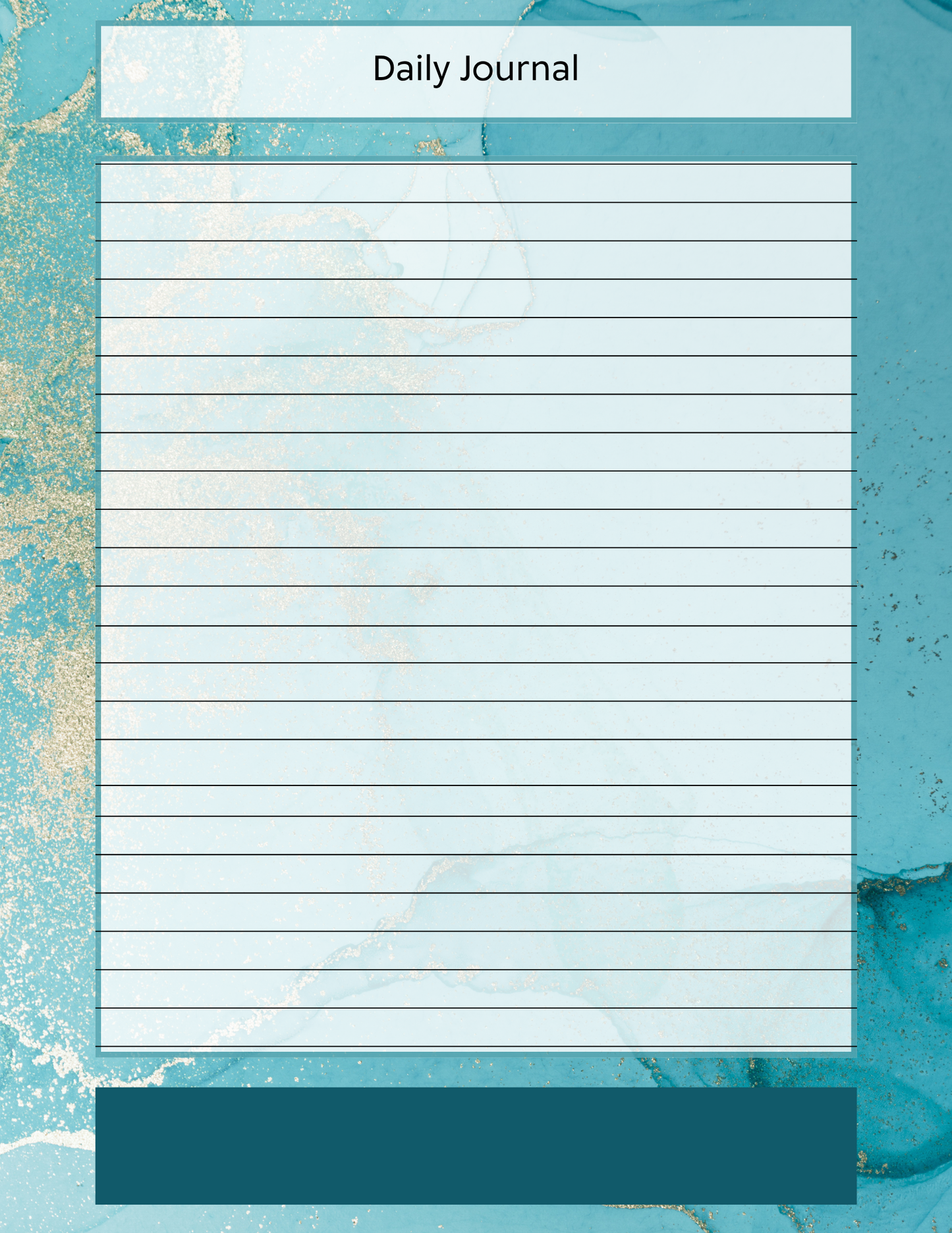 Printable/Digital Panner