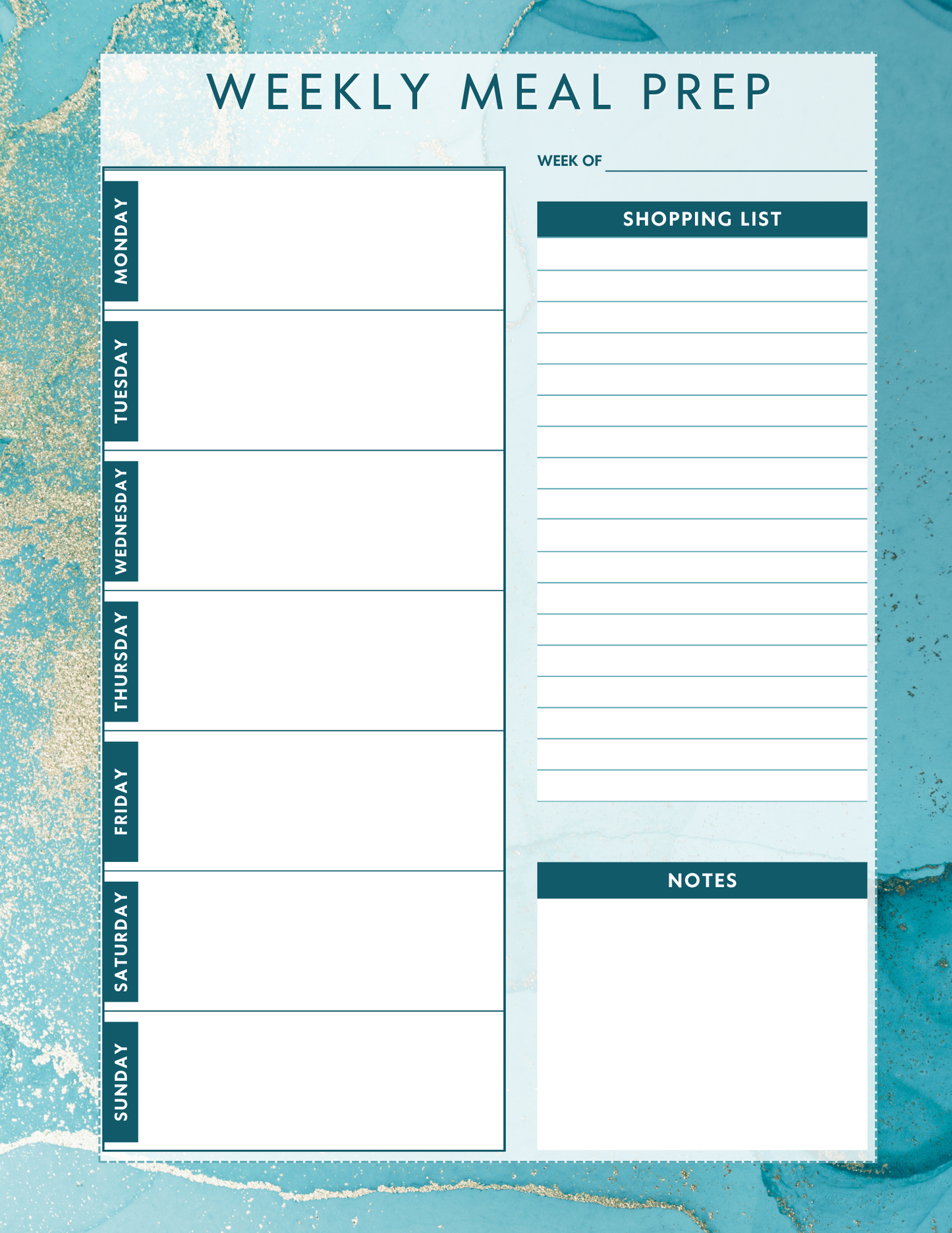 Printable/Digital Panner