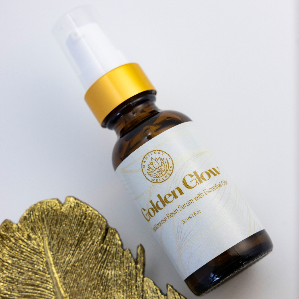 Golden Glow Frankincense Resin Serum, Full Spectrum, Organic