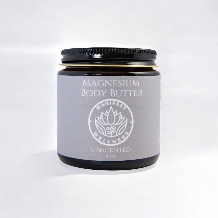 Unscented Magnesium Butter Made with Organic Ingredients